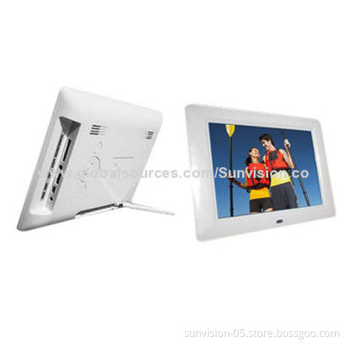 7-inch Digital Photo Frames with 800*480P Resolution, Built-in 16MB NAND Flash